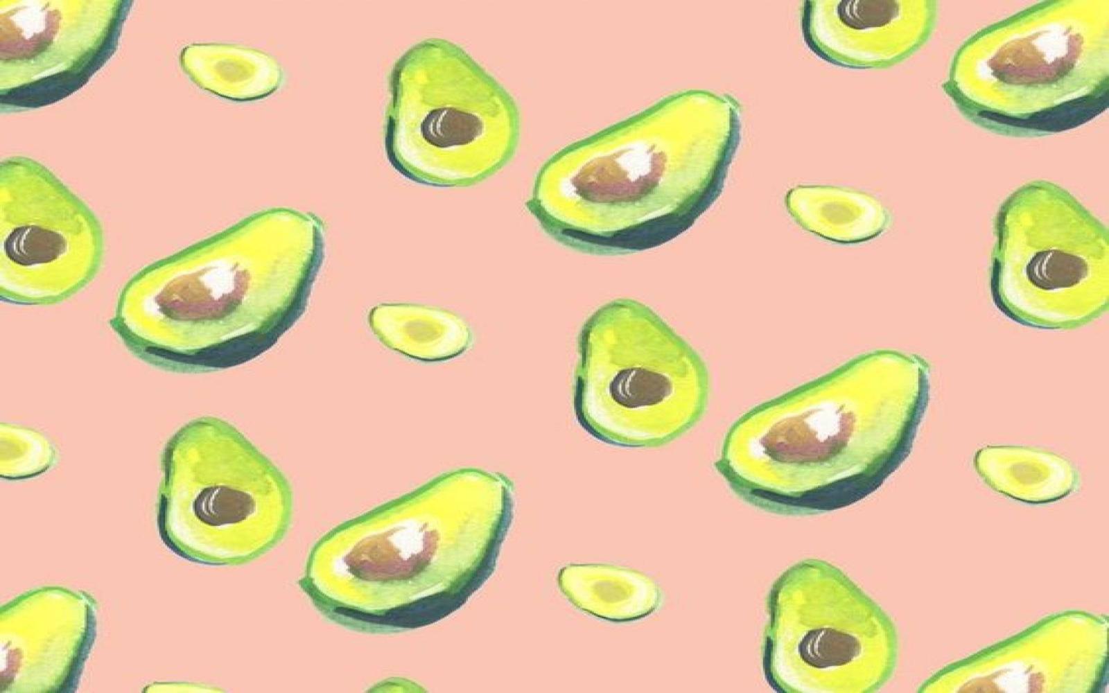1920x1200 Download Cute Avocado Pink Painting Wallpaper | Wallpapers.com