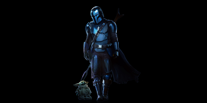 3840x2160 The Mandalorian Wallpaper 4K, Baby Yoda, The Child, Black/Dark, #2805