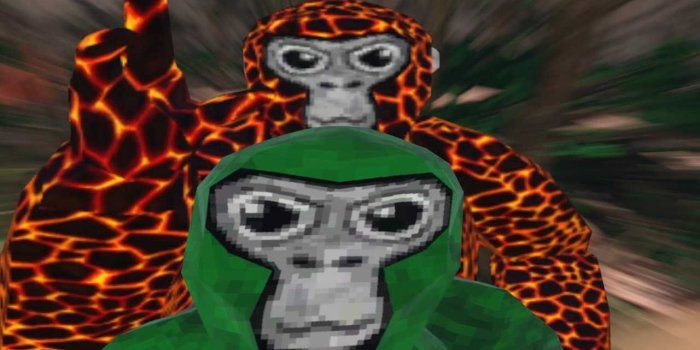 1280x720 Gorilla Tag Wallpaper Discover more Cute, monkey tag, pink gorilla  wallpapers. https://www.enjpg.com… | Gorilla wallpaper, Gorilla, Black and  white wallpaper iphone