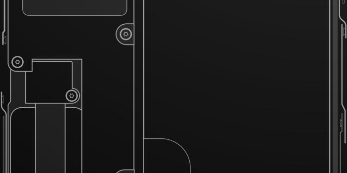 2358x5112 iPhone 14 Pro - Teardown Wallpaper (Space Black) - Wallpapers Central