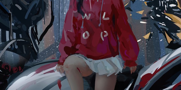1080x2400 Red Sweater White Anime Girls Artwork Wallpaper - Resolution:1080x2400 -  ID:1323986 - wallha.com