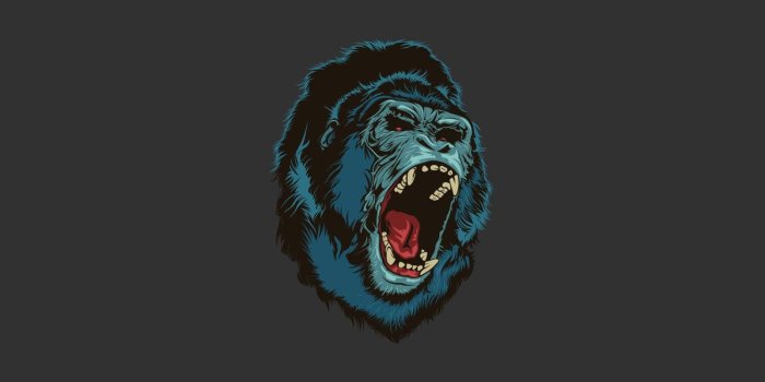 1600x900 Free Gorilla Art Wallpaper Downloads, [100+] Gorilla Art Wallpapers for  FREE | Wallpapers.com