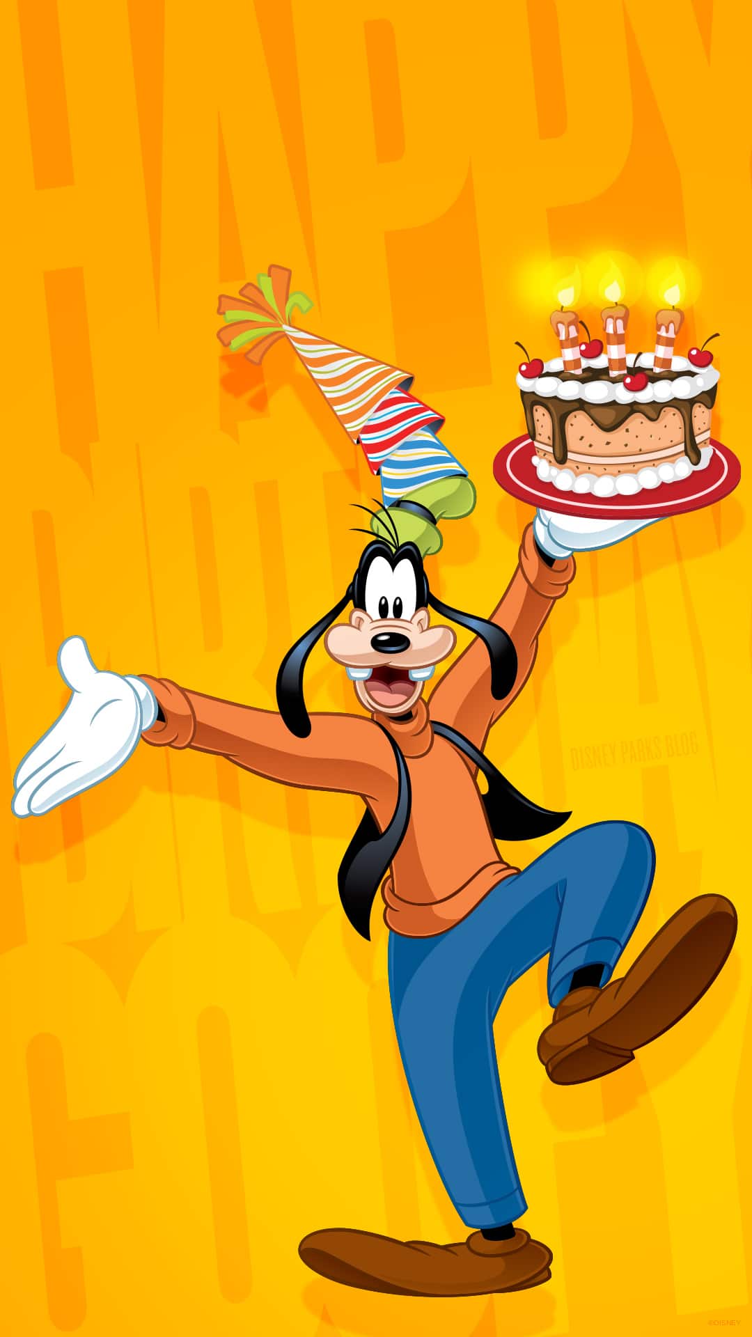 1080x1920 Goofy's Anniversary Mobile Wallpaper | Disney Parks Blog