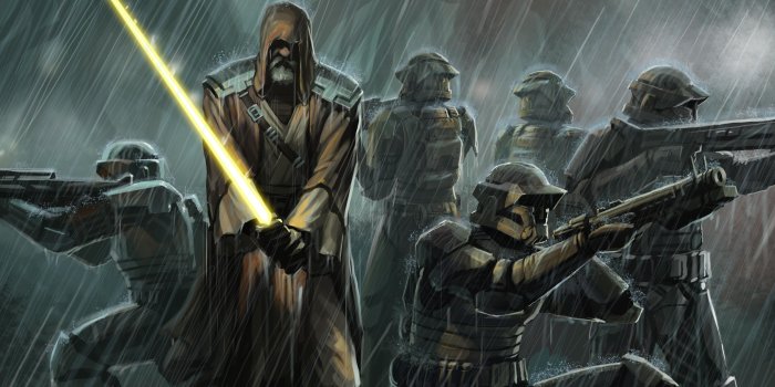 4444x2500 Wallpaper Jedi, Star Wars, Clone Trooper, pc Game, Action Film, Background  - Download Free Image