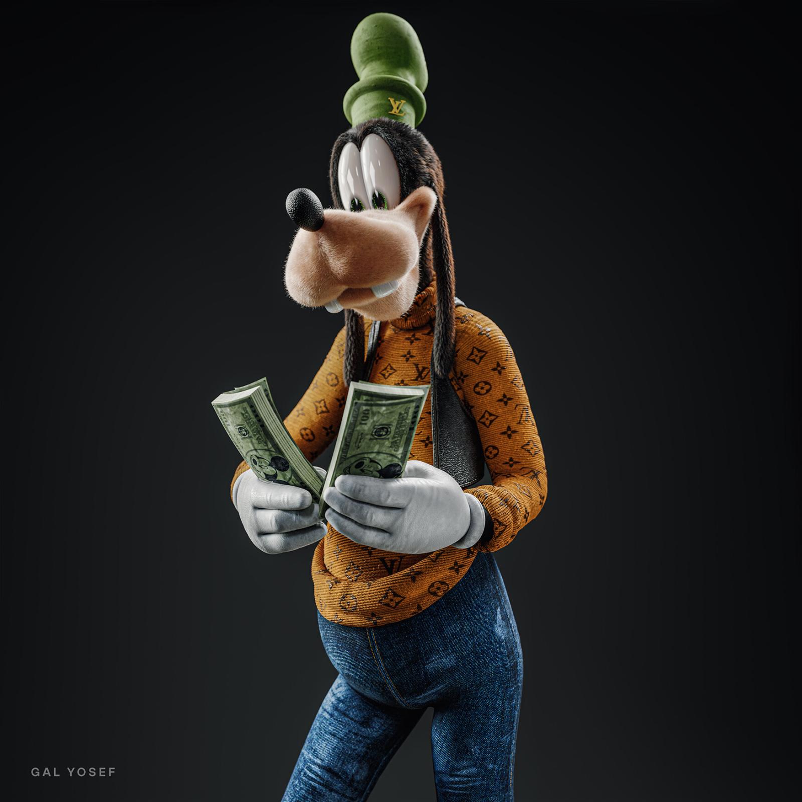 1750x1750 Goofy Digital Art Artwork Money Cartoon Wallpaper - Resolution:1750x1750 -  ID:1343265 - wallha.com