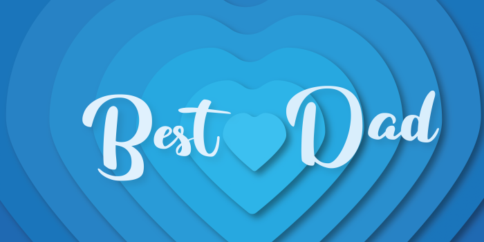 6016x3384 Best Dad Wallpaper 4K, Heart Background, Celebrations, #8143