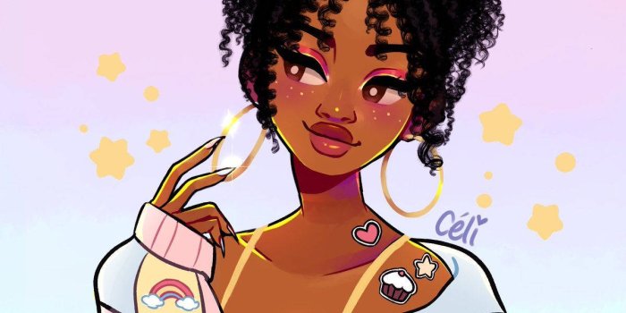 1200x1197 100+] Cute Black Girl Wallpapers