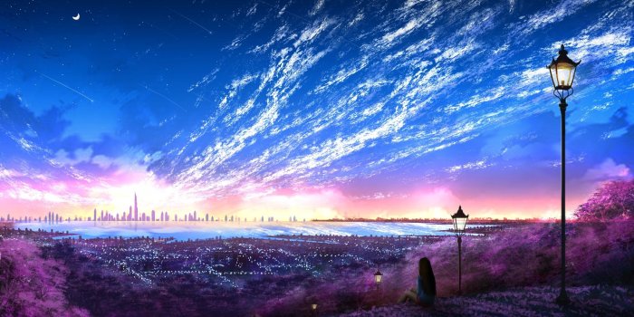 1920x1089 260+ Anime City HD Wallpapers and Backgrounds