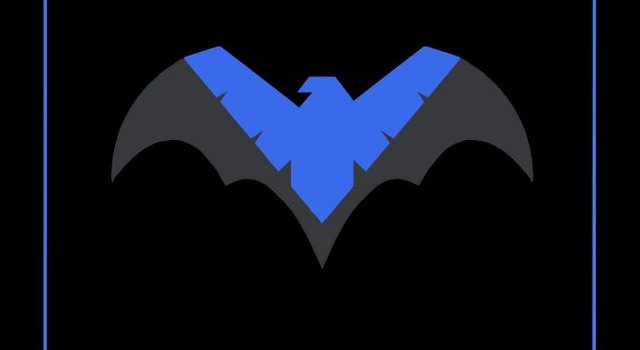 640x1387 Fan Art] I designed this Nightwing wallpaper for my iPhone last night.  Thought I'd share it in case anyone else would like to use it. : r/DCcomics
