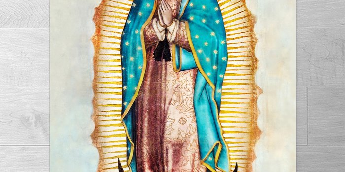 1200x1200 Our Lady of Guadalupe Art Print – RL George Studio