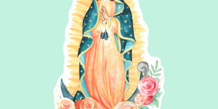 1200x1200 Sticker- Our Lady of Guadalupe – brightlyhude