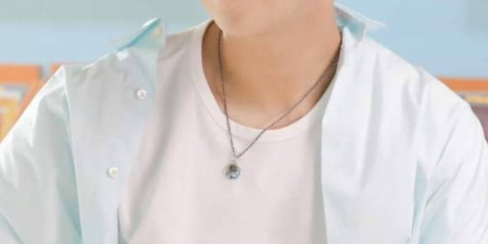 720x1280 Download Bts Rm Cute Blue Hair Wallpaper | Wallpapers.com