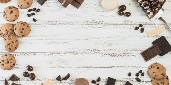 1332x850 Wallpaper white, black, chocolate, cookies, dessert, wood, pills,  Chocolate, milk images for desktop, section еда - download