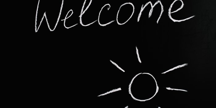 3500x2333 Welcome Lettering Text on Black Background · Free Stock Photo