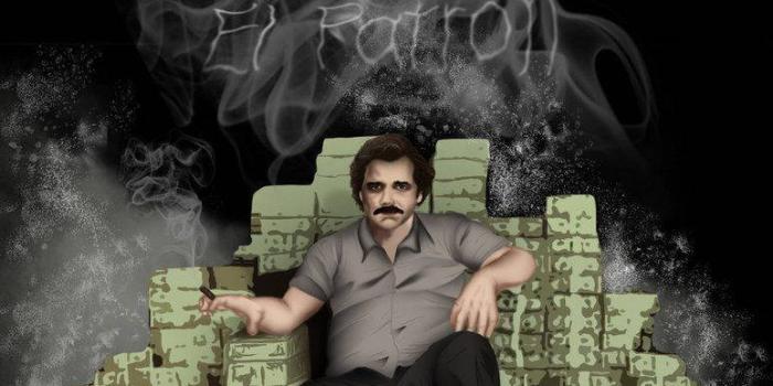 774x1032 Download Pablo Escobar Sitting On Money Wallpaper | Wallpapers.com