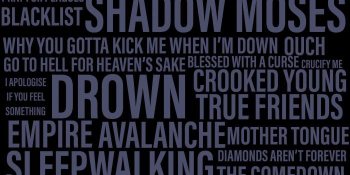 2268x4032 Just spent an hour making this iPhone wallpaper of BMTH song titles from  CYB to amo. It could be better but I like the way it turned out :  r/BringMeTheHorizon