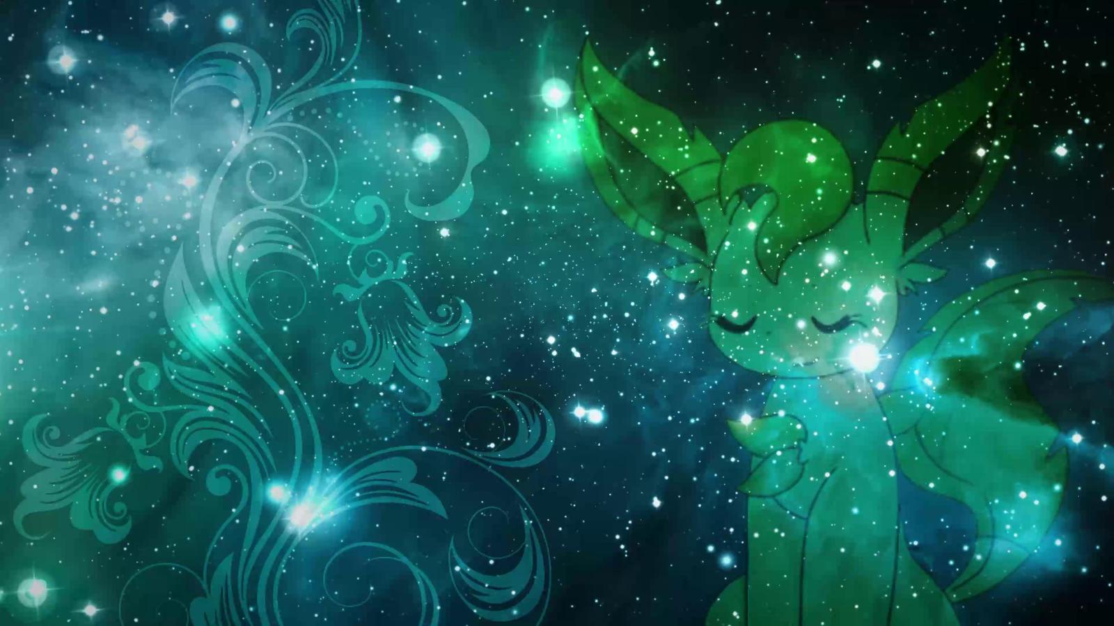 3840x2160 Leafeon (Pokemon) In Galaxy Live Wallpaper