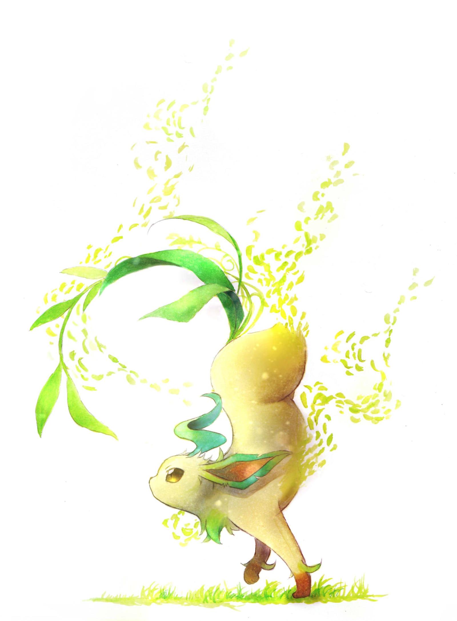 1722x2339 Pokémon, Leafeon | Pokemon eeveelutions, Pokemon drawings, Pokemon eevee