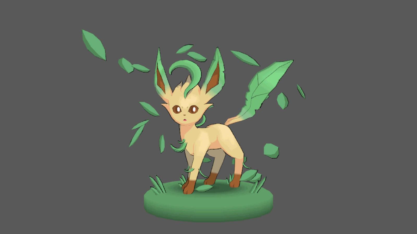 1920x1080 ArtStation - Leafeon - Pokemon Fanart