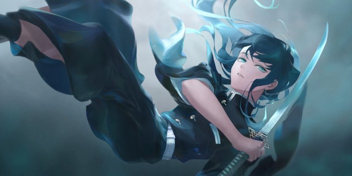 2560x1440 I animated Muichiro live wallpaper ~ original artist : Callarin :  r/KimetsuNoYaiba