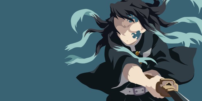 1920x1080 Download Muichiro Tokito Vector Art Wallpaper | Wallpapers.com