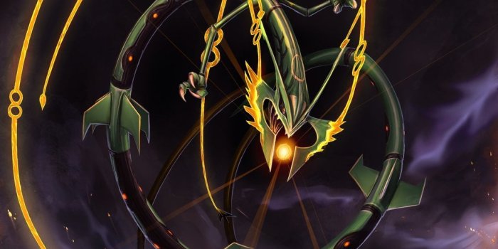 1024x768 49+] Shiny Mega Rayquaza Wallpaper - WallpaperSafari