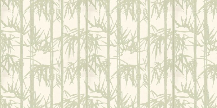 1000x1000 Bamboo by Farrow & Ball - Green / Cream - Wallpaper : Wallpaper Direct