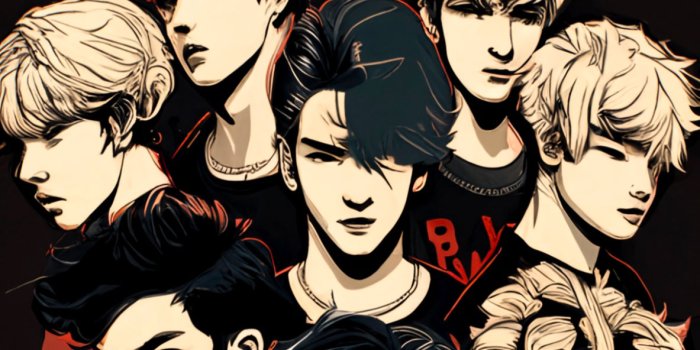 1183x2560 Stray Kids Black Wallpapers Phone - Aesthetic SKZ Wallpaper OT8