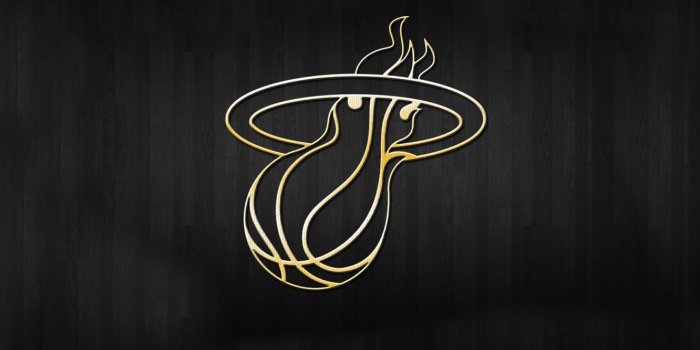 1332x850 Wallpaper Background, Logo, Gold, NBA, Miami Heat images for desktop,  section спорт - download