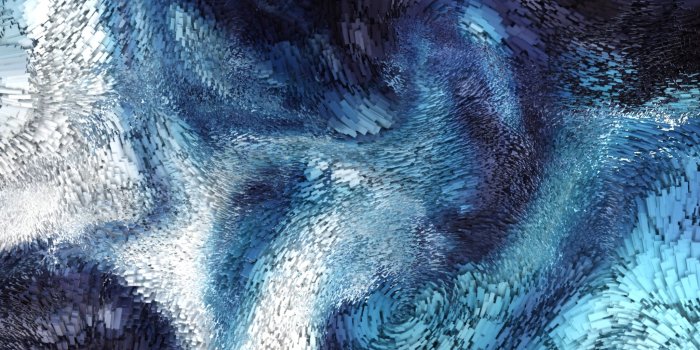 2048x2048 Swarm Wallpaper 4K, Particles, Blue, White, Abstract, #3877