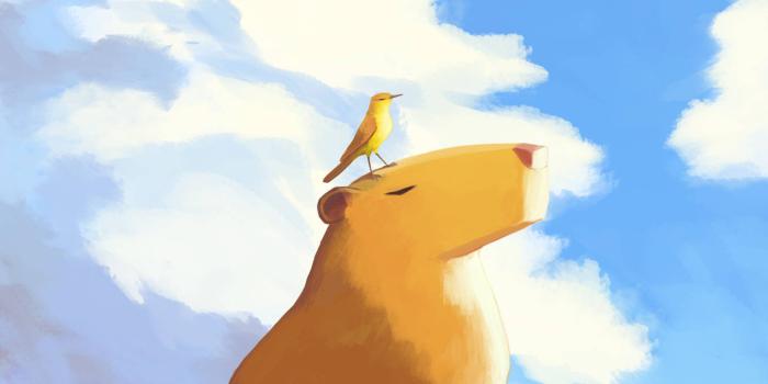 1358x1920 Download Capybara Digital Art Wallpaper | Wallpapers.com