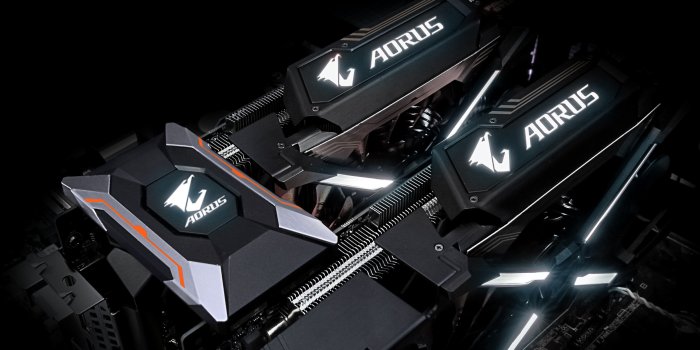 3840x2160 Wallpaper ID: 102477 / Gigabyte, Aorus, GPU, SLi, PC gaming, graphics card  free download
