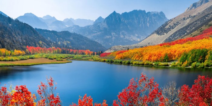 2560x1440 north lake colorful 8k iMac Wallpaper Download | AllMacWallpaper