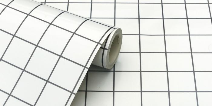 1000x1000 I Love Wallpaper Wipe Clean Line Grid Wallpaper - Outlet from I Love  Wallpaper UK