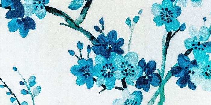 1125x2436 Blue flowers with white background iPhone 11 Wallpapers Free Download