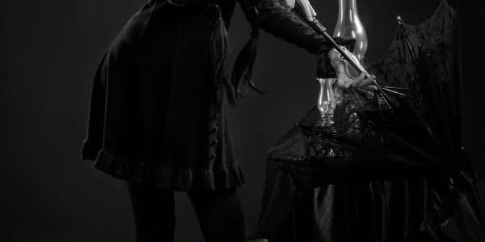 1195x1800 4529957 cosplay, wednesday addams, Katrina Wilkinson, monochrome - Rare  Gallery HD Wallpapers