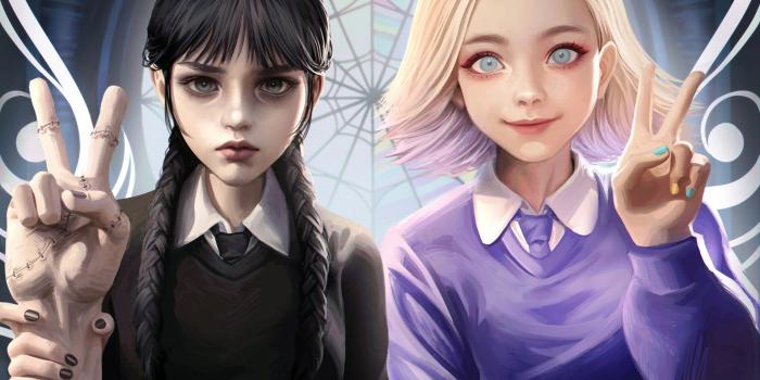 1920x1508 Wednesday and Enid Wallpapers - Top Free Wednesday and Enid Backgrounds -  WallpaperAccess