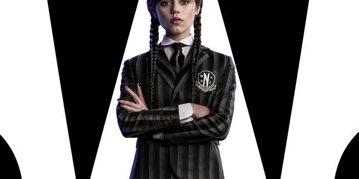2800x2100 Wednesday Addams from Wednesday series poster 4K wallpaper download