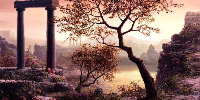 1920x1080 Fantasy ancient temples