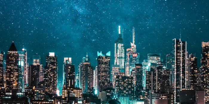 1290x2796 Night City Wallpaper 4K, City lights, World, #9753