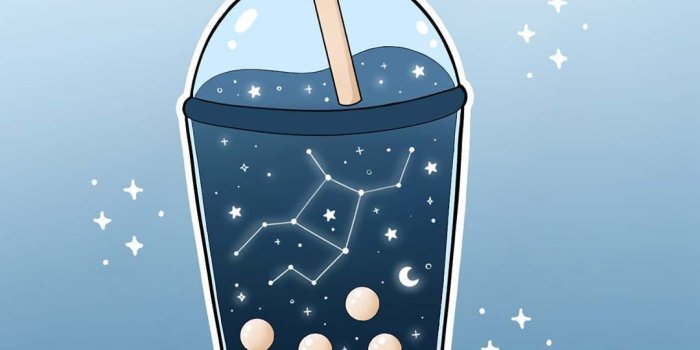 1080x1080 Blue Boba Wallpapers