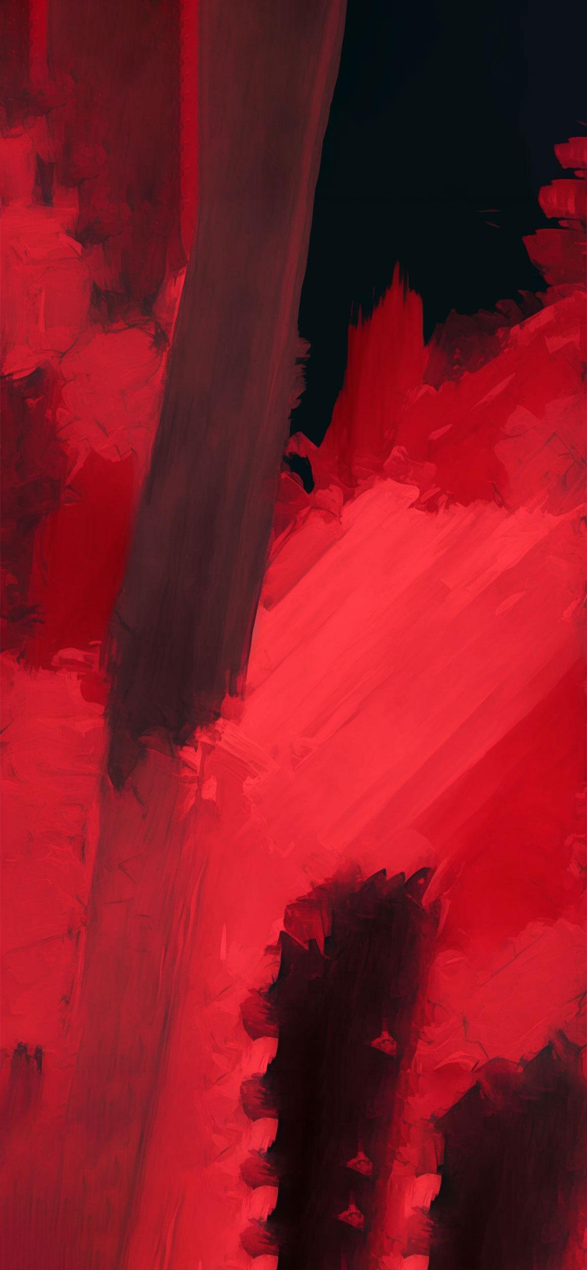 1183x2560 Abstract Art Red Wallpapers - Red Aesthetic Wallpapers for iPhone