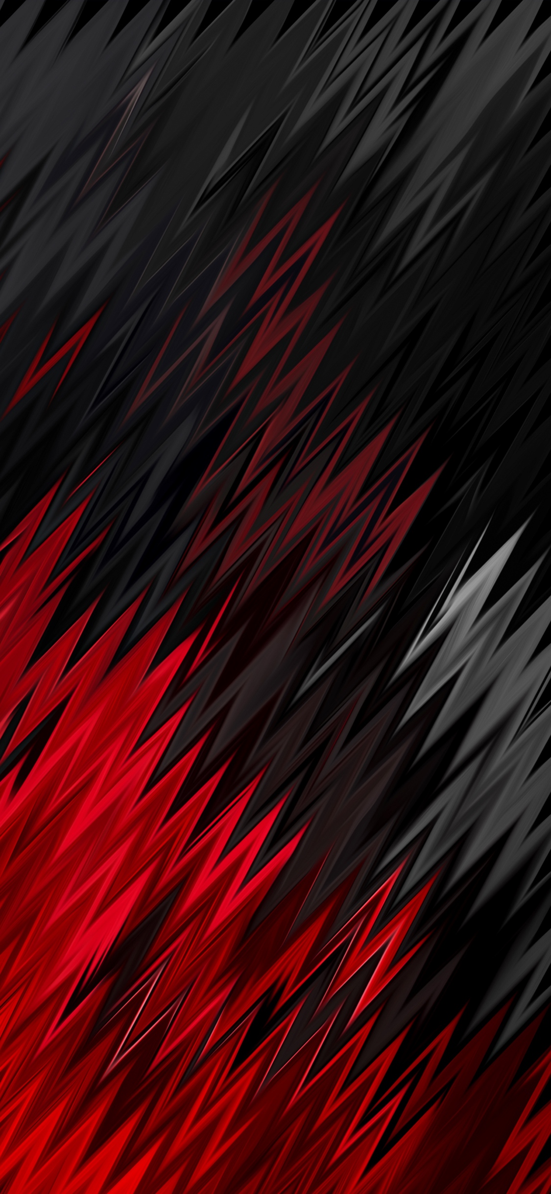 1125x2436 Black and red abstract Wallpapers Download | MobCup