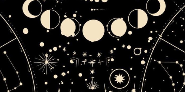 736x1308 Download Cute Witchy Moon And Constellations Wallpaper | Wallpapers.com