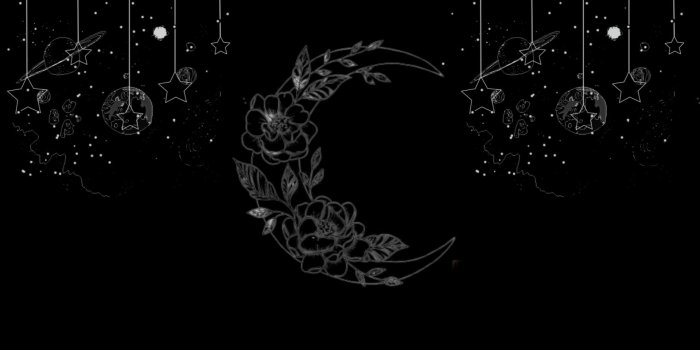 1920x1080 Moon and Stars | Witchy wallpaper, Desktop wallpaper black, Cute laptop  wallpaper