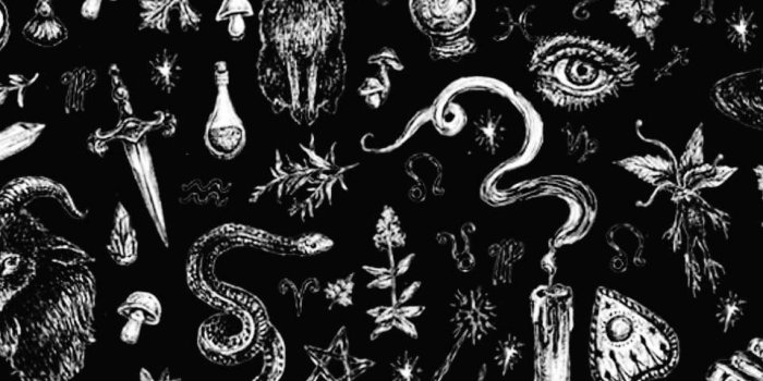 960x1706 Download Witchy Doodle Art For Iphone Screens Wallpaper | Wallpapers.com