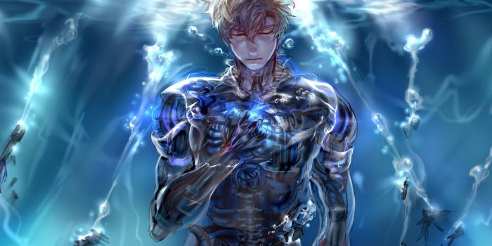 2560x1440 160+ Genos (One-Punch Man) HD