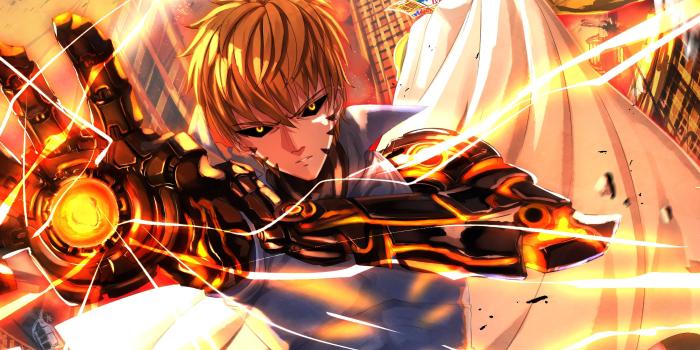 5374x3023 Download 4K PFP One Punch Man Genos