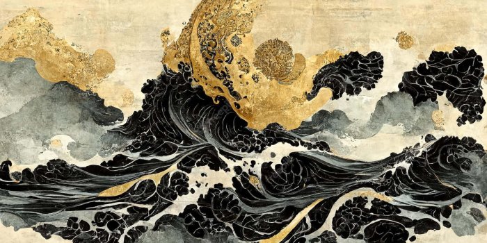 1920x1097 A traditional Japanese painting of a