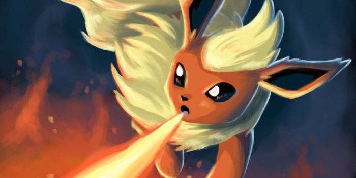 894x894 Pokemon Flareon Wallpaper